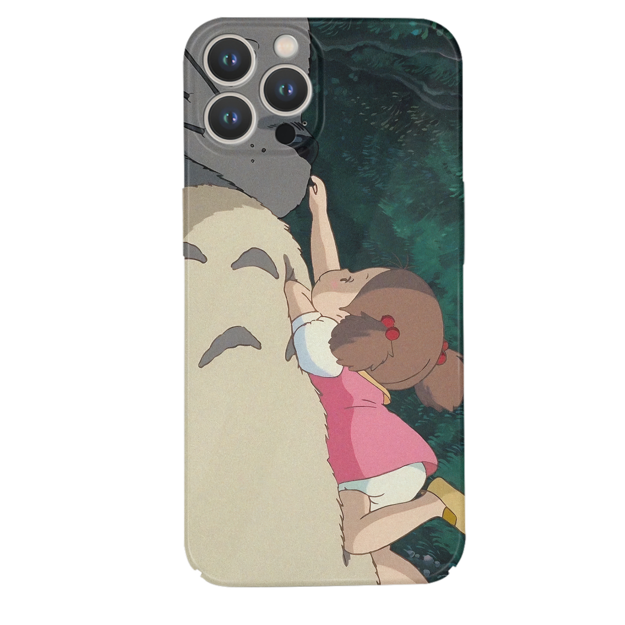 （画像用） となりのトトロ 草壁メイ 草壁サツキ My Neighbor Totoro Satsuki Kusakabe Mei Kusakabe 【iPhone 14シリーズ対応】ハードケース